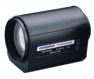 Computar CHU-H10Z1218AMSP 1/2" 12-120mm f1.8 10X Motorized Zoom, Video Auto Iris Lens