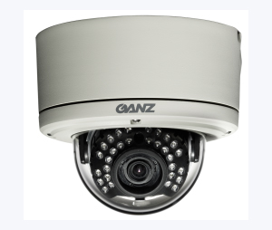Ganz CHU-ZCDNT8312NBAIR Outdoor Vandal-Resistant True Day/Night IR Dome Camera