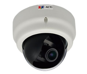 ACTi Corporation ACI-D61A 1.3MP Indoor Dome Superior Low Light Sensitivity Camera
