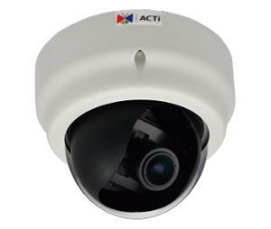 ACTi Corporation ACI-D62A 2MP Indoor Dome Superior Low Light Sensitivity Camera