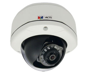 ACTi Corporation ACI-D72A 3MP Outdoor Dome Day/Night Camera