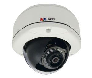 ACTi Corporation ACI-E72A 3MP Outdoor Dome Day/Night Camera