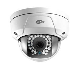 KT&C USA KTC-KNCP3DR4IRE 3MP WiFi Rugged Dome Camera