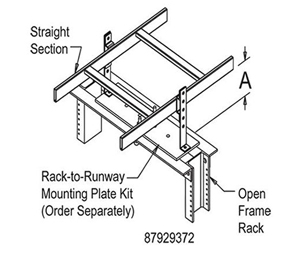 Hoffman HOF-LEK6B Runway Elevation Kit, 6"