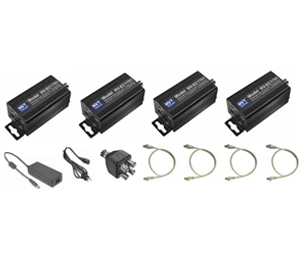 NVT NVT-NVEC1701K3H Triple 90W Ethernet over Coax Transmission System