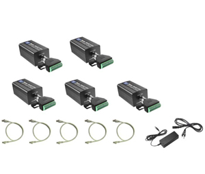 NVT NVT-NVEC1701UK4H Quadruple 90W Ethernet over 2-Wire Transmission System