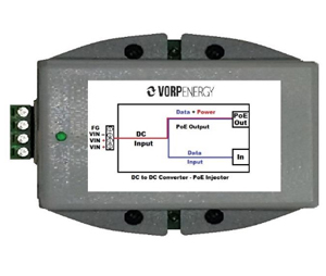 Vorp Energy VOR-VEDCDC1248P High Power PoE Injector - DC to DC  Converter