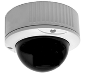 GE Security GEC-DR18004 Kalatel Color/Monochrone Rugged Dome High Resolution Camera with 4mm Lens