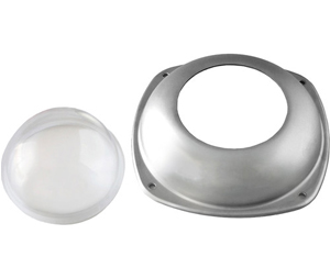 Mobotix MOB-MXD15VANDALESPO  D15 Vandalism Kit For DualDome (Polished)