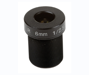 Axis Communications AXS-ACCLENSM126MMF1610PCS 6mm Megapixel Lens, F1.6 with M12 Thread and IR Filter for AXIS P39-R Series, 10 Pieces