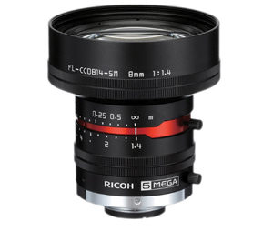 Ricoh PEN-155123 8mm 5MP Lens with Locking Screws