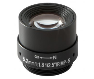 Arecont Vision ARC-MPL62 1/2" 6.2mm Fixed Focal IR Corrected Lens