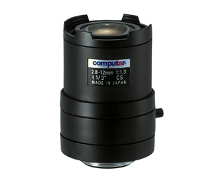 Computar CHU-T4Z2813CSIR 1/3" 2.8-12mm Varifocal Manual Iris Lens