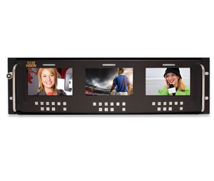 ToteVision TOT-LED500X33GSDI Three Rackmount LCD Monitors