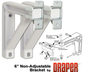 Draper DRA-227225 6" External Wall Bracket Kit