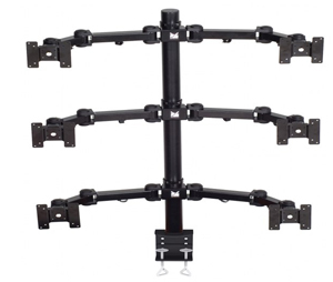 Premier Mounts PRE-MMAC426 3 Dual Display Arms on 42" Tube