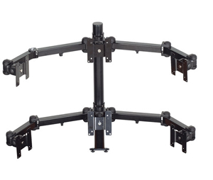 Premier Mounts PRE-MMAE286 2 Triple Display Arms on 28" Pole