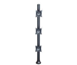Premier Mounts PRE-MMVH423 3 VPM Mounts on 42" Tube with Grommet Base