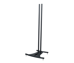 Premier Mounts PRE-PSDEB84B Elliptical Floor Stand with 84" Black Poles