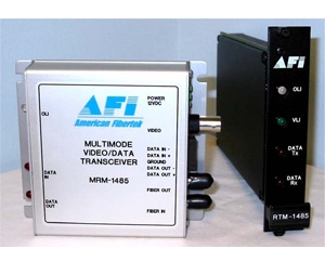American Fibertek AMF-RR309SL FM Video with Contact Closure