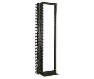 Great Lakes Case&Cabinet GRL-GLRR1984BA5FR Two Post Rack with 5" Vertical Front and Rear Cable Management