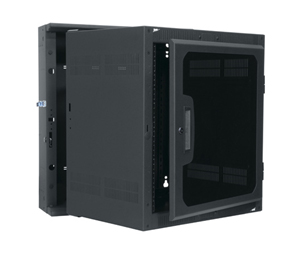 Middle Atlantic Products MDA-DWR1022PD Wall Mount Rack with Plexi Door, DWR Series Rack, 22" Depth x 24-1/2" Height