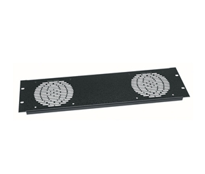 Middle Atlantic Products MDA-FP2 Fan Panel, Accepts 2 Fans, Anodized