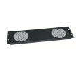 Middle Atlantic Products MDA-FP2 Fan Panel, Accepts 2 Fans, Anodized