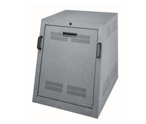 Middle Atlantic Products MDA-ISRK12GY Under Desk/Mobile Presentation Rack, 26" Depth x 26-7/8" Height