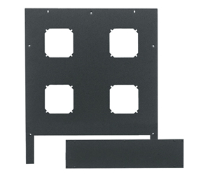 Middle Atlantic Products MDA-MW4FT Fan Top, Accepts Four 4" Fans