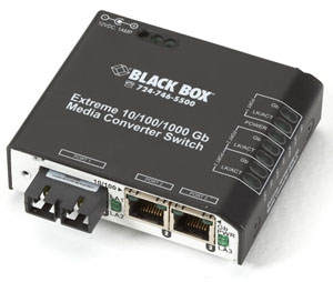 Black Box BLA-LBH2001APSC Extreme Media Converter Switch