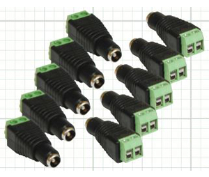 Northern NTH-12VDCCON10PKF DC Power to Screw Terminal Adapters (Female)