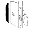 Push Paddle with Mortise Lockset Sets