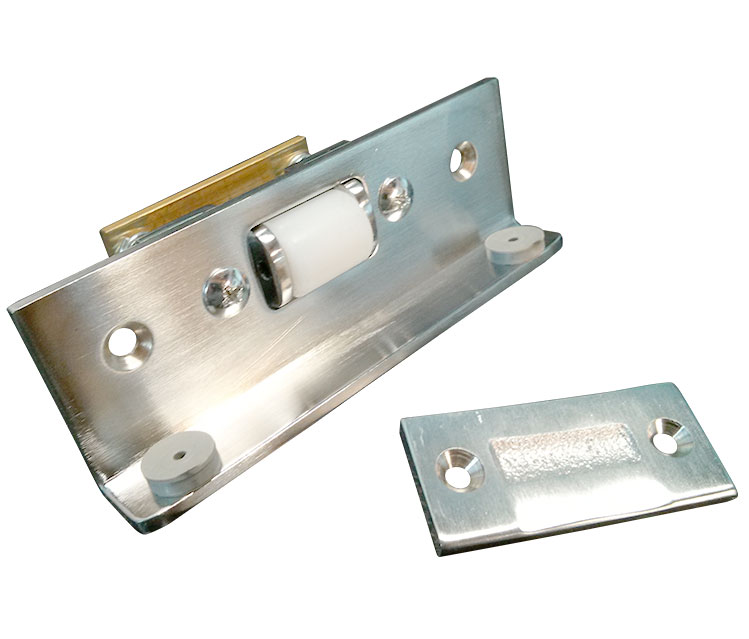 Trimco 1559BL Roller Latch with Angle Stop