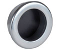 Trimco 1059 499 Round Flush Cup Pull - 2-1/2" Diameter - Drive Fit - Polished Brass, No Lacquer