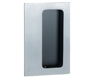 Trimco 1061 605 Flush Pull 2-1/16" x 3-1/8" - Polished Brass