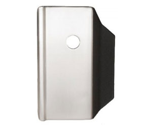 Trimco 1096HA FC 630 Anti-Vandal Pull with Astragal With Flush Cyl Prep - Satin Stainless Steel