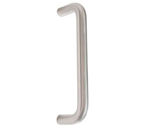 Trimco 1195-3 611 Straight 12" CTC x 1" Diam Round Door Pull - Polished Bronze