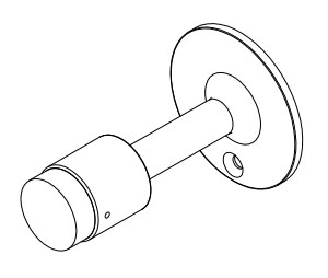 Trimco 1205 626 Base Stop Combo Pack 3-1/8" Projection - Satin Chrome