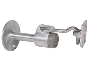 Trimco 1207 613 Base Stop & Holder Combo Pack 3-3/4" Projection - Dark Oxidized Oil Rubbed Satin Bronze