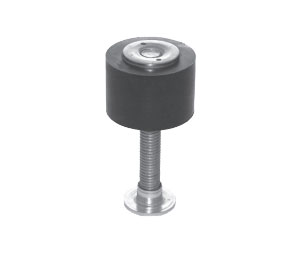 Trimco 1209W 630 Heavy Duty Wall Stop with Stainless Steel Cap Screw - Satin Stainless Steel