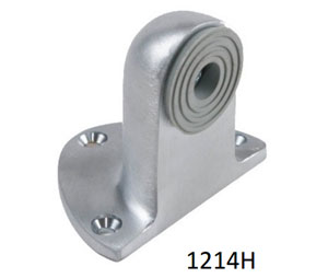 Trimco 1214H 605 Cast Heavy Duty Floor Stop - 2-1/4" High  - Combo Pack - Polished Brass