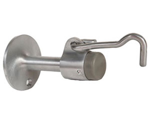 Trimco 1224-5 626 Floor Stop & Holder - 5" - Combo Pack - Satin Chrome