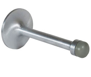 Trimco 1235 613E Cast Base Stop with Wood Screws - 3" Projection - Dark Oxidized Satin Bronze