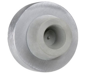 Trimco 1270CV 626 Cast Concave Wall Bumper Combo Pack - 1" Projection - Satin Chrome