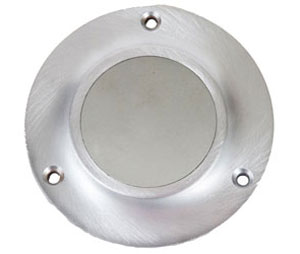 Trimco 1277 622 Large Cast Wall Bumper with Convex Rubber - Combo Pack - 3/4" Projection x 4" Diameter  - Satin Black