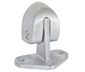 Trimco 1283-2S 612 "Adjustre" Floor Stop & Holder 2-1/4" x 2-3/4" x 1-1/2" - Satin Bronze