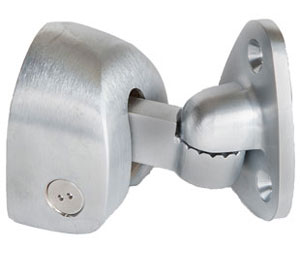 Trimco 1283-6S 611 "Adjustre" Wall Stop & Holder with Adjustable Wall Strike 2-1/4" x 2-3/4" x 1-1/2" - Polished Bronze
