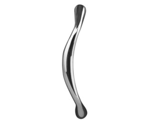 Trimco 1301 610 Masterpiece Door Pull  - Blackened Satin Brass, Bright Relieved