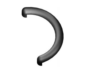 Trimco 1330 619 Masterpiece Door Pull  - Satin Nickel Plated